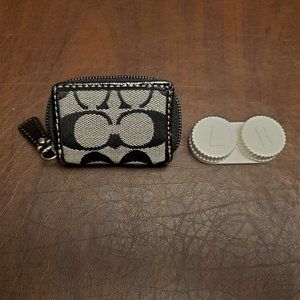 Coach contact case with mirror